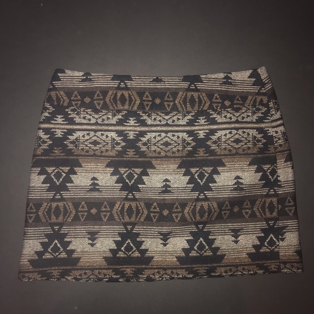 Dahlia Collection work skirt woven tribal design